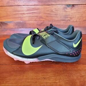 Nike Air Zoom LJ Elite Men 5.5 Black Track Field Jumping Spikes Shoes CT0079-001